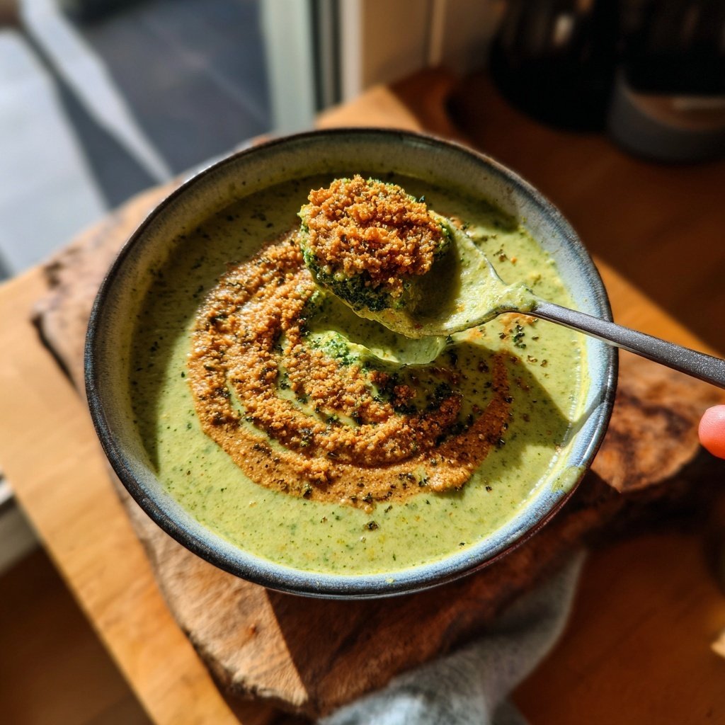 Brokkoli Suppe Mit Mandelmus