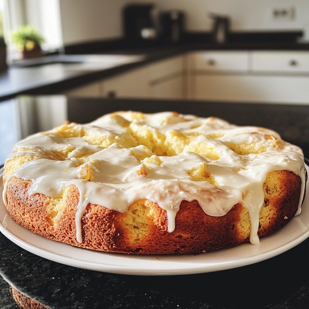 Zitronenkuchen mit Joghurt