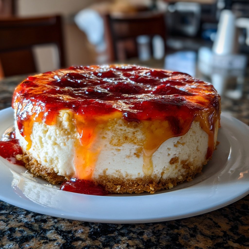 Geburtstagskuchen mit Fruchtspiegel