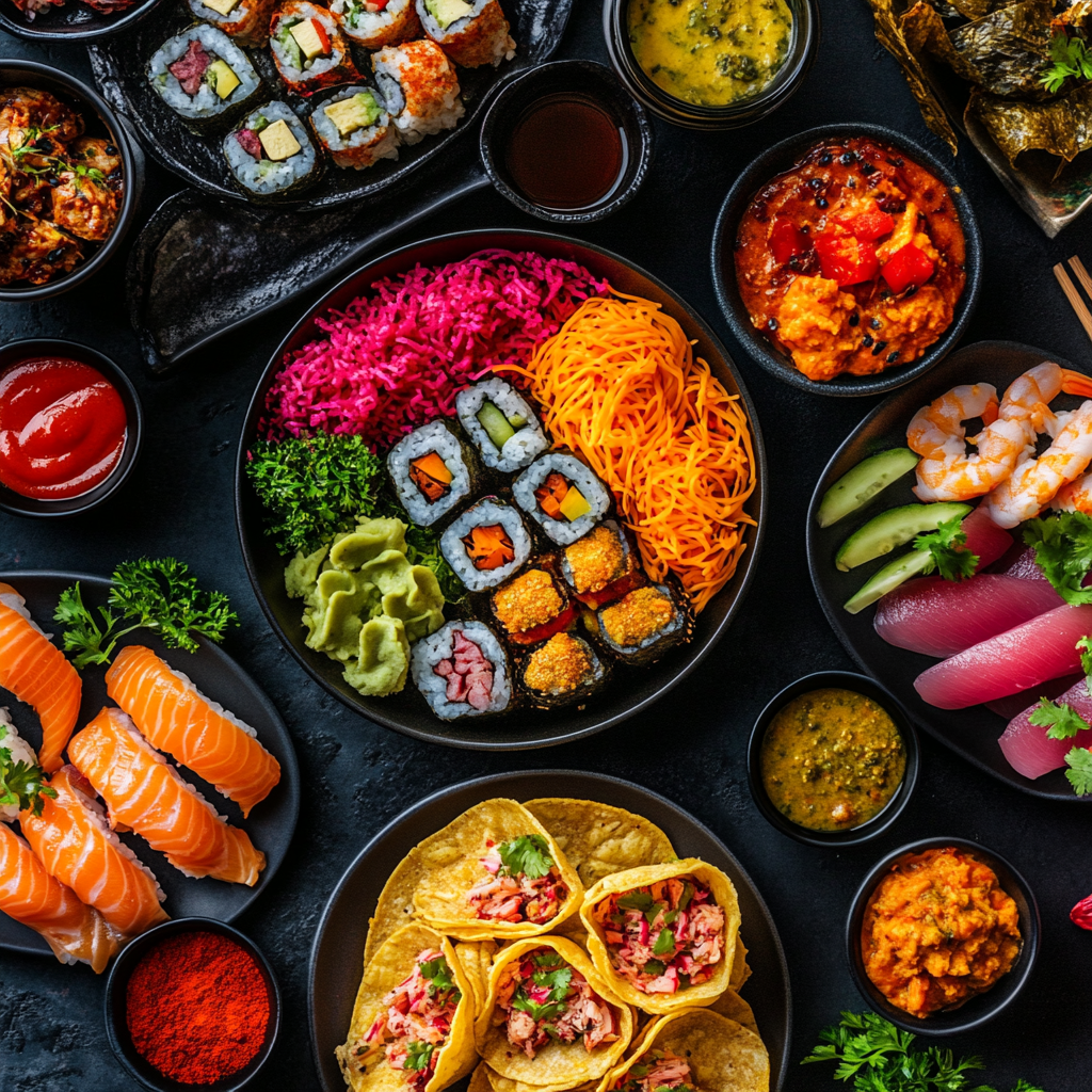 Klassische internationale Küche-Inspiration