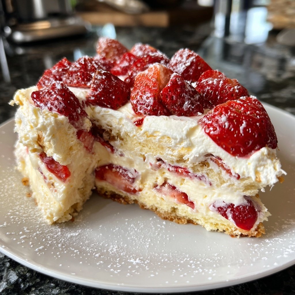 Erdbeer Käsekuchen Ohne Boden